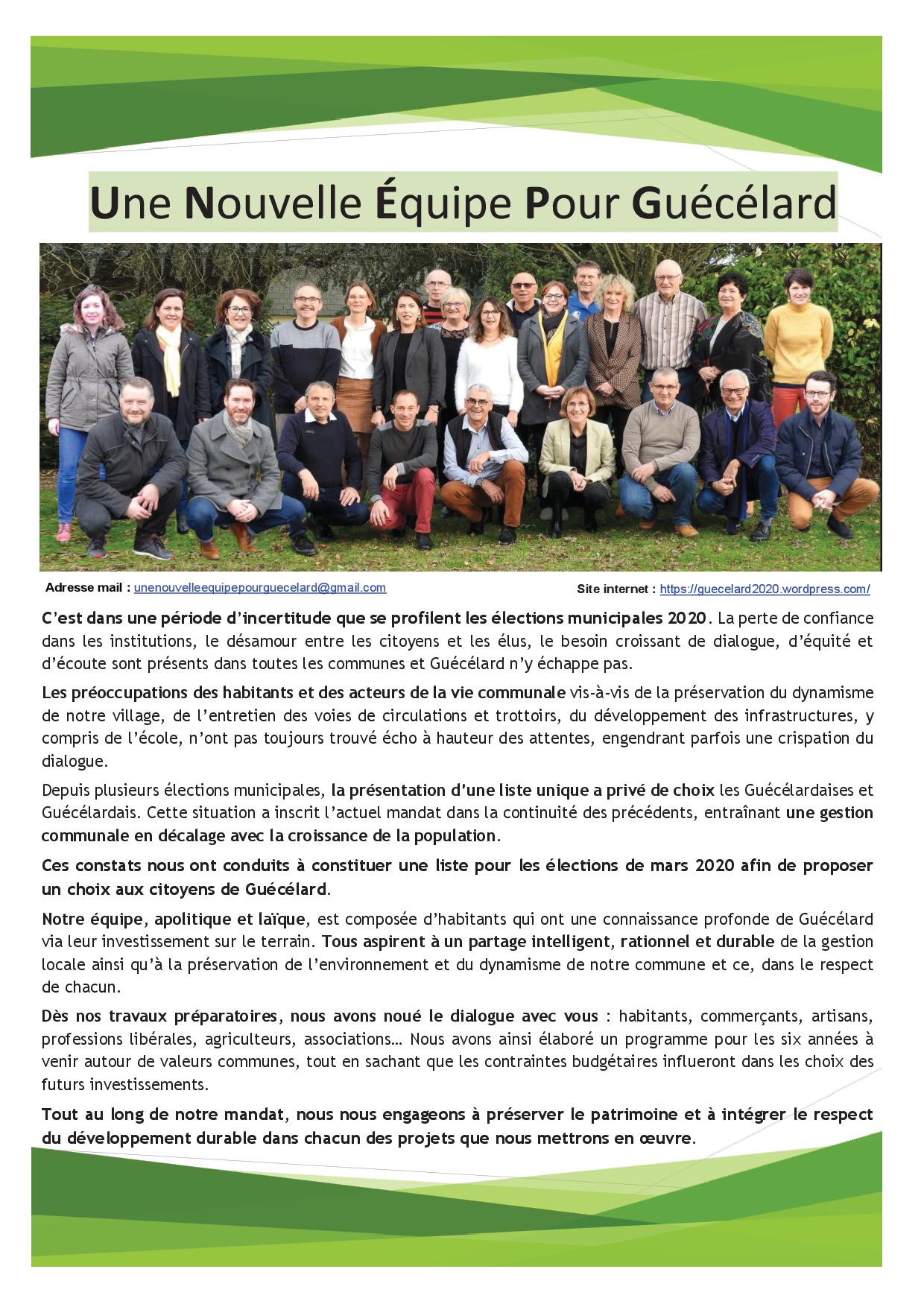 Profession de foi V0.61